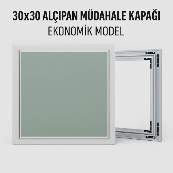 30x30 Alçıpan Müdahale Kapağı Ekonomik Model