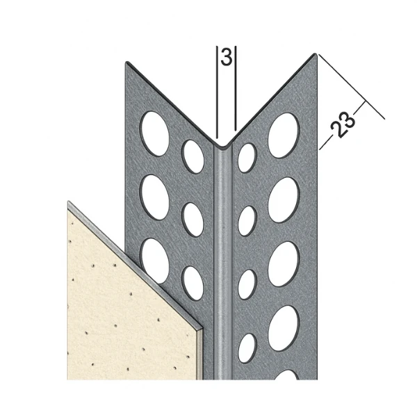 Alçıpan Köşebent 23x23 mm